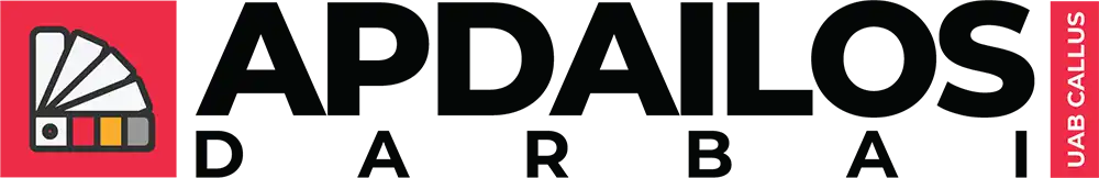 Apdailos darbai call us logo